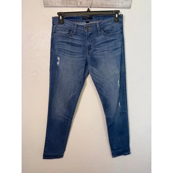 Flying Monkey Jeans Distressed Slim Boyfriend Size 27 Mid Rise Casual Denim - Picture 2 of 13